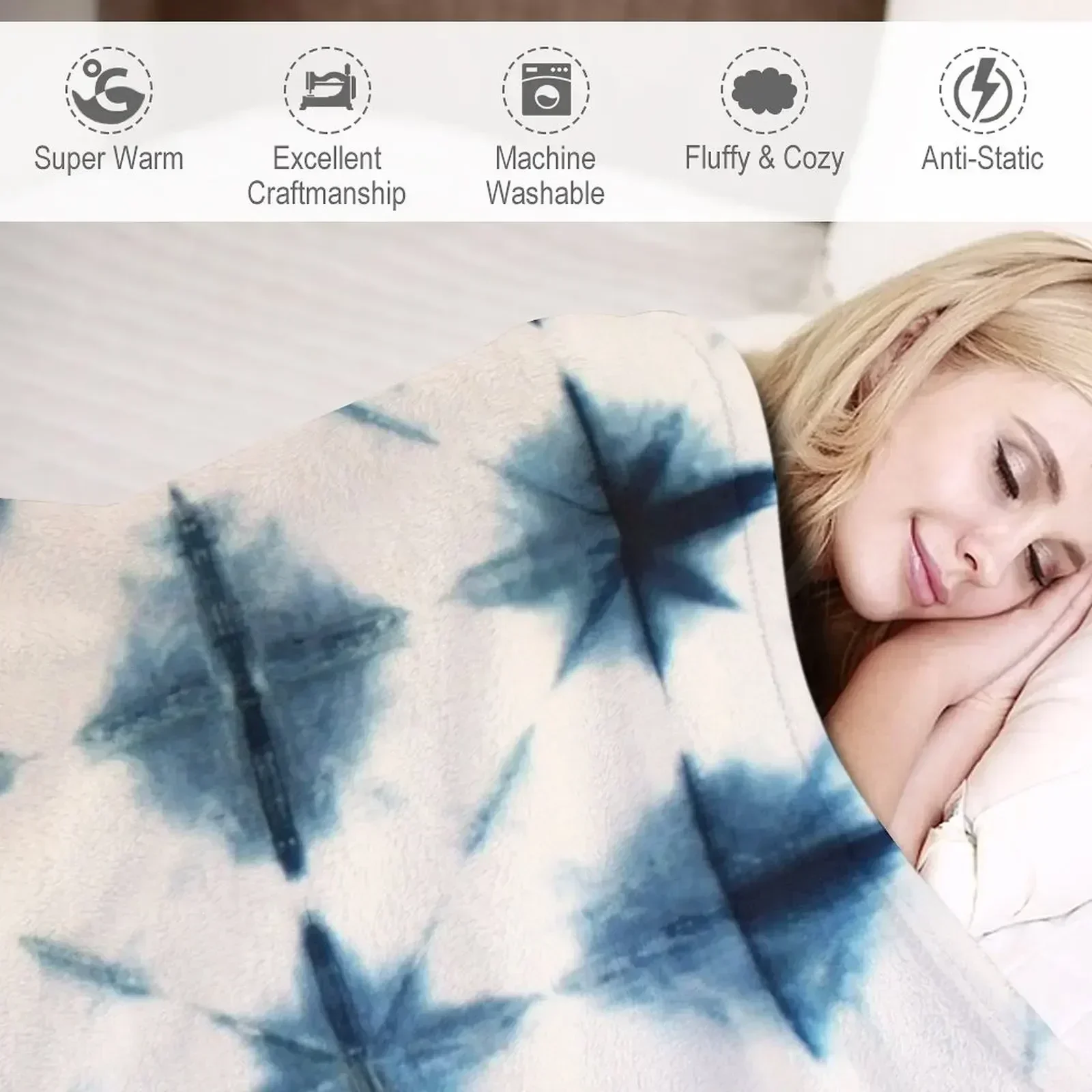 Shibori Tie Dye, Indigo Throw  - Shibori Tie Dye review and price