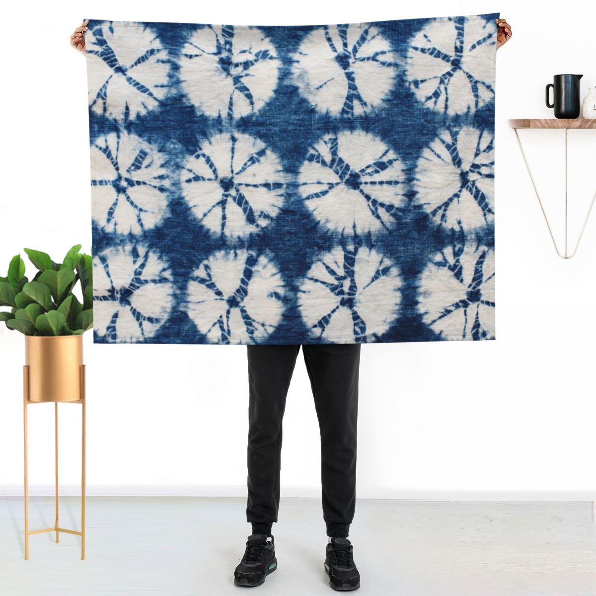 Shibori Circles, Indigo, Tie D - Shibori Tie Dye review and price