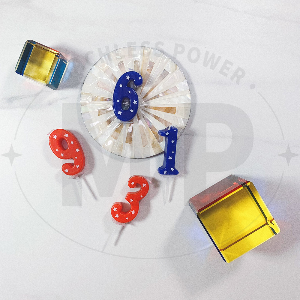 4.5cm Red Blue Number Star Bir - Japanese Candle Wax review and price
