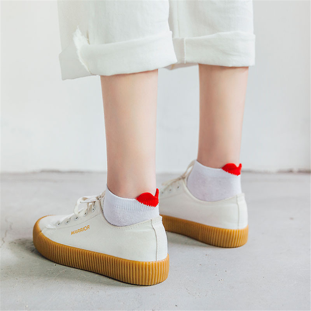 Cute Girls' 3D Heart Heel Sock - Japanese Lifestyle Youtube review and price