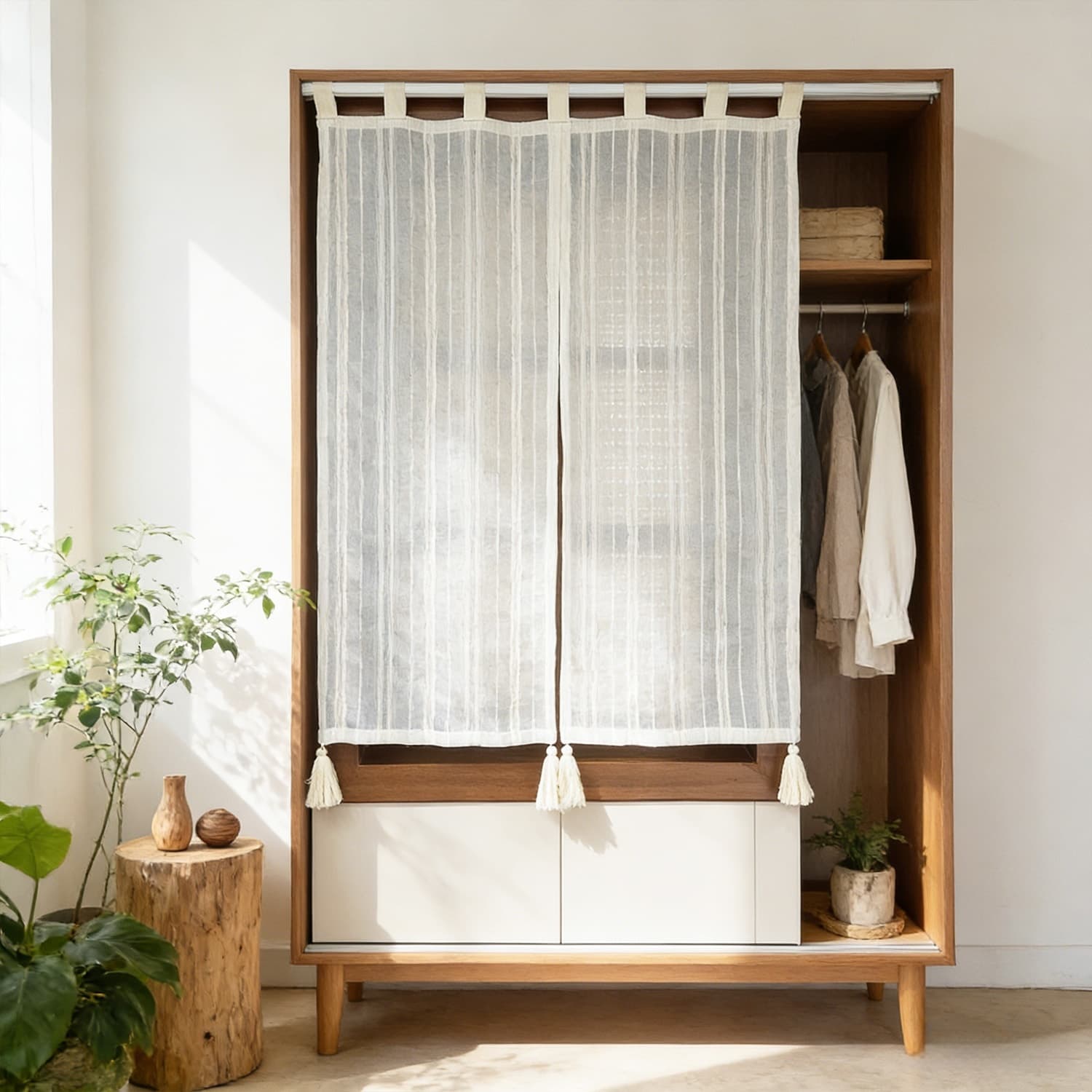 Faux Linen Striped Japanese No - Noren Curtain Doorway review and price