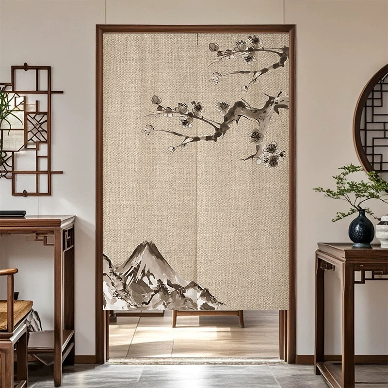 VIKAMA Ink Bamboo Noren Door C - Noren Curtain Doorway review and price