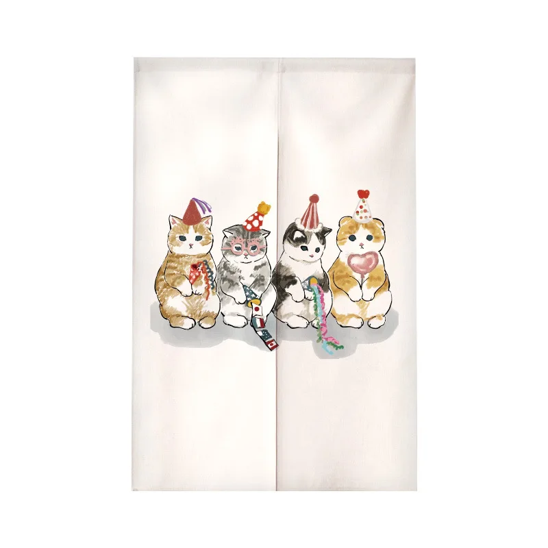 Funny Cat Japanese Door Curtai - Noren Curtain Doorway review and price