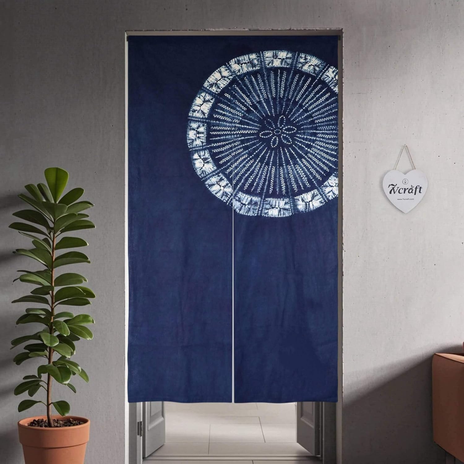 Hand Dyed Japanese  Curtain/Sh - Shibori Tie Dye review and price