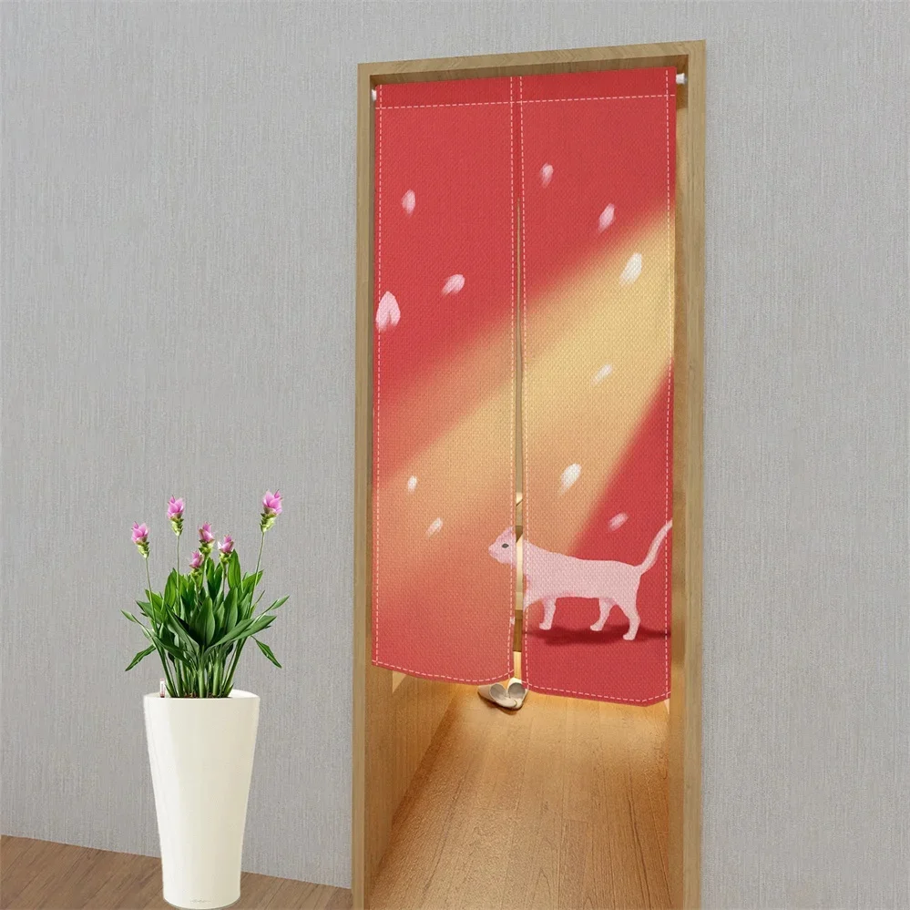 Cherry Blossom Door Curtain Ja - Noren Curtain Doorway review and price