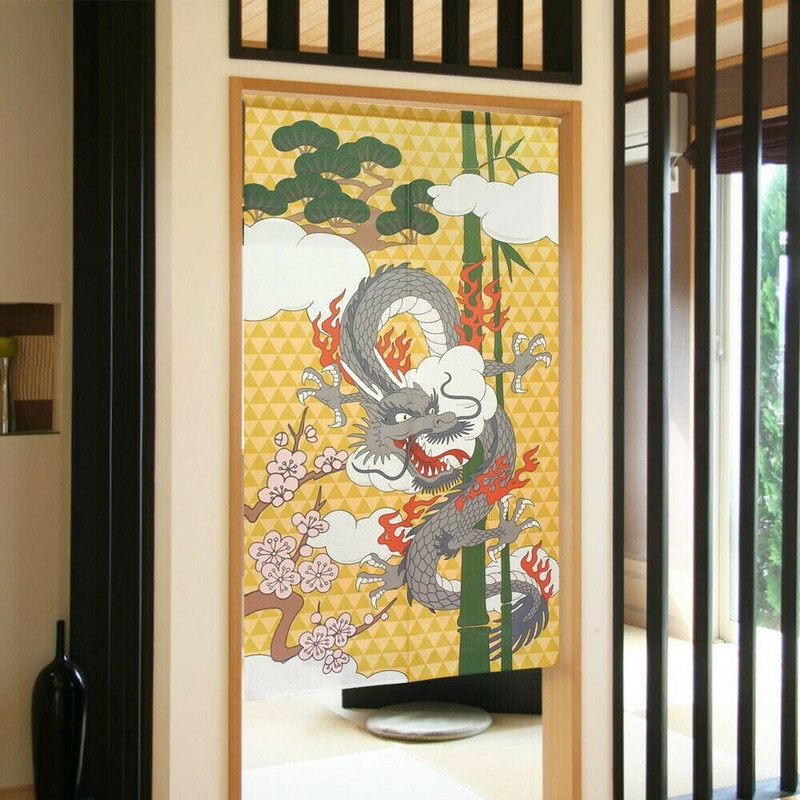 Traditional Chinese Dragon Fly - Noren Curtain Doorway review and price