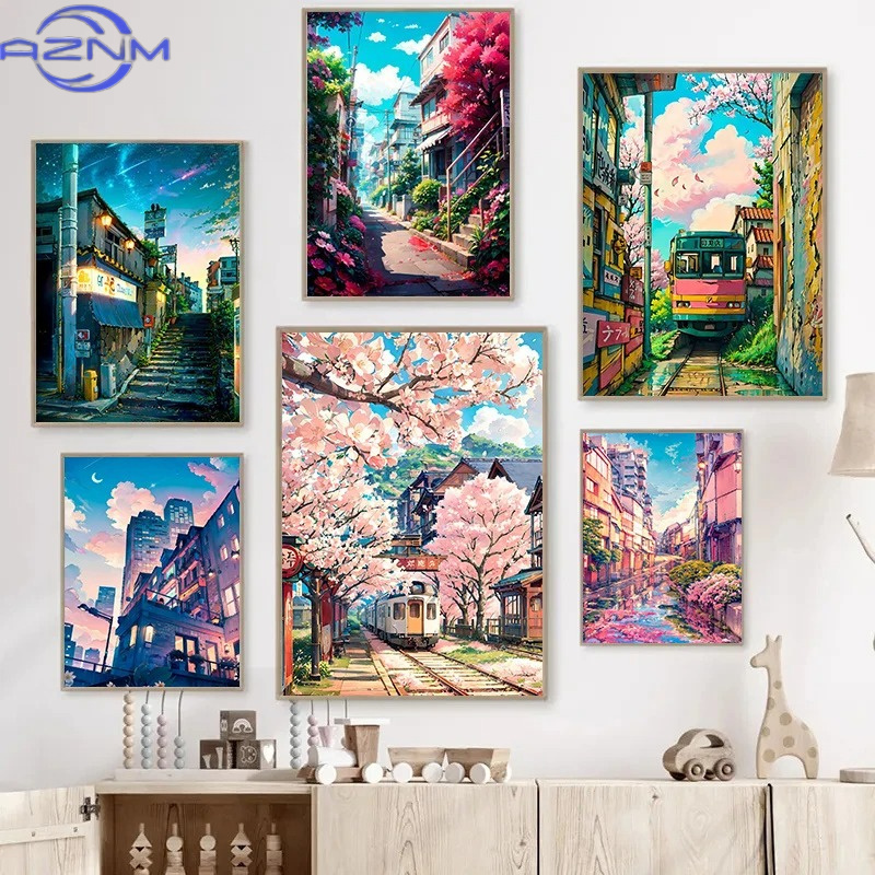 AZNM Japanese Street Scenery C - Lifestyle Of Japanese review and price