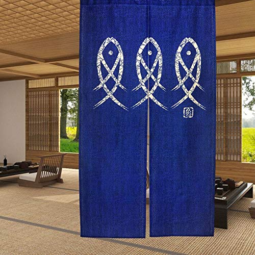 Ancient Character Fish Japanes - Noren Curtain Doorway review and price